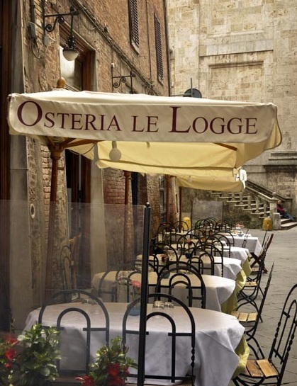 Siena - Almuerzo en la Osteria Le Logge